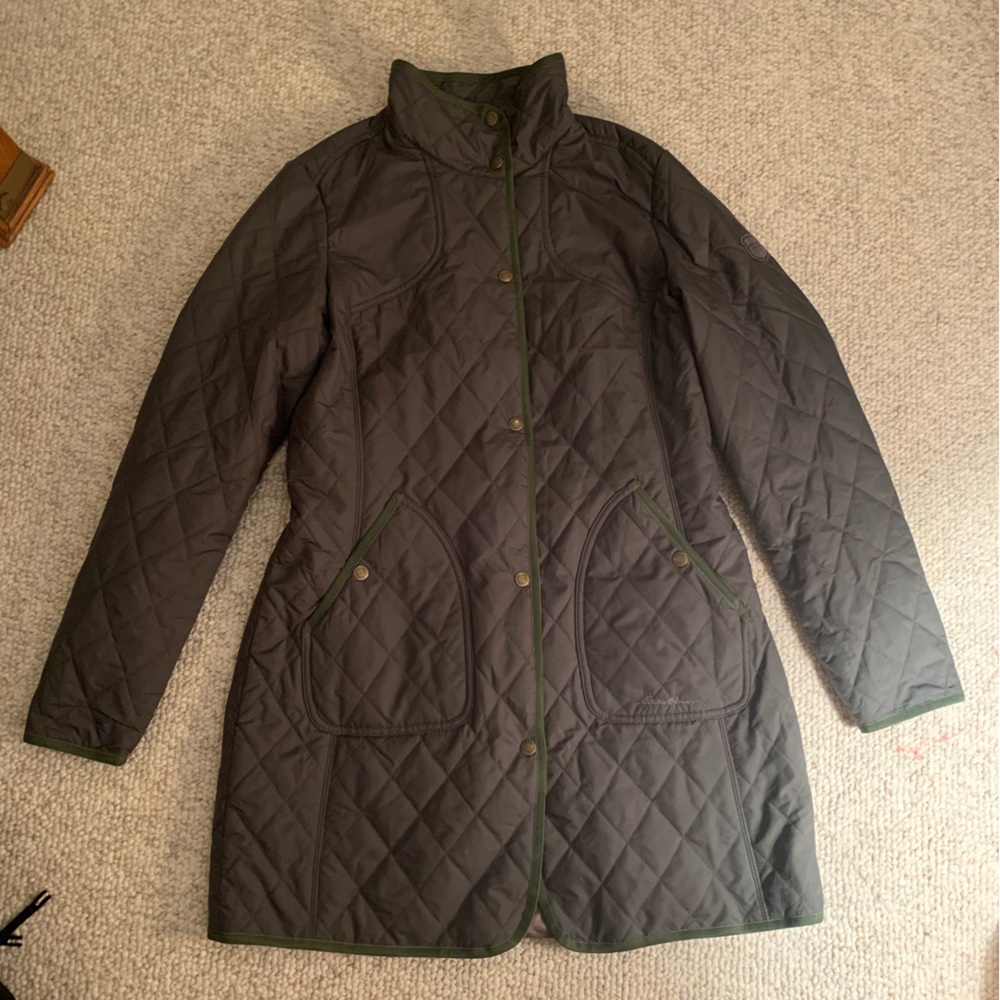 Eddie Bauer Womens long hunting style jacket